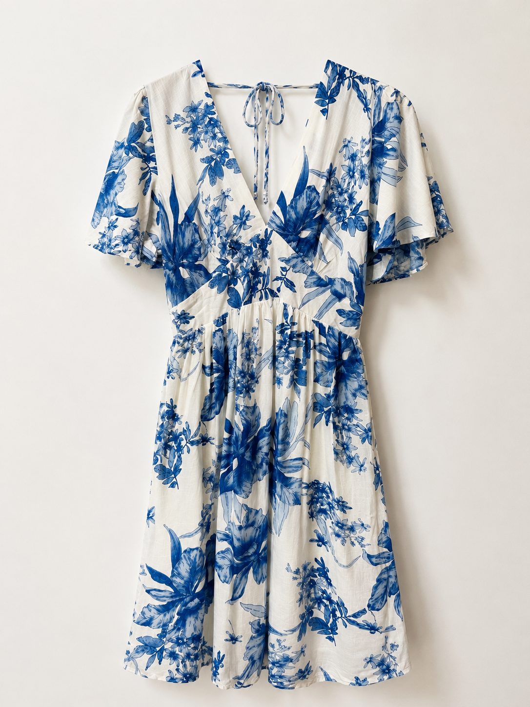 VESTIDO FLORAL AZUL