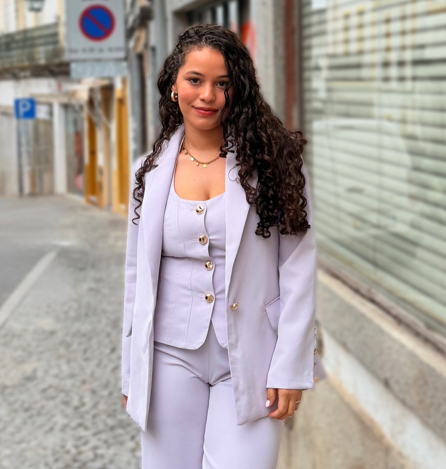 BLAZER ALFAIATARIA LAVANDA