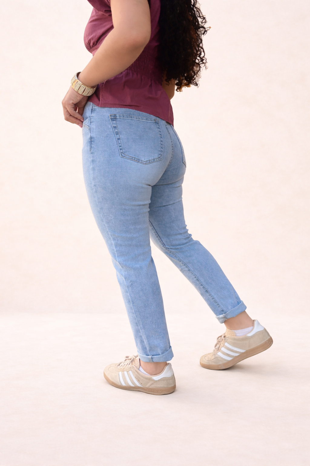 CALÇA BORDADA SLIM