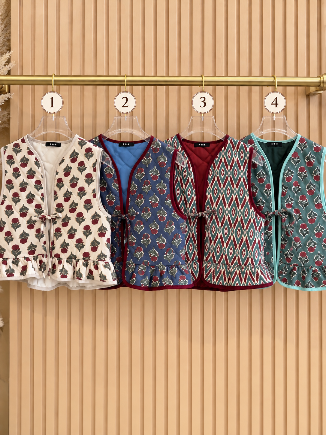 COLETE ESTAMPADO LAÇO