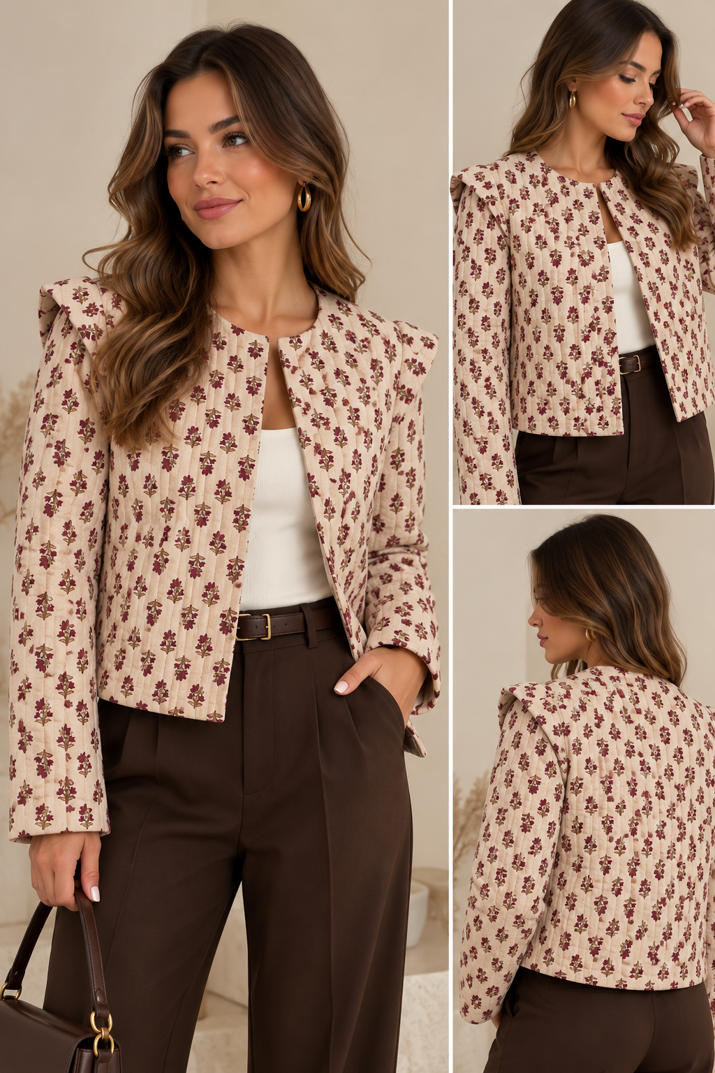 CASACO ACOLCHOADO ESTAMPADO