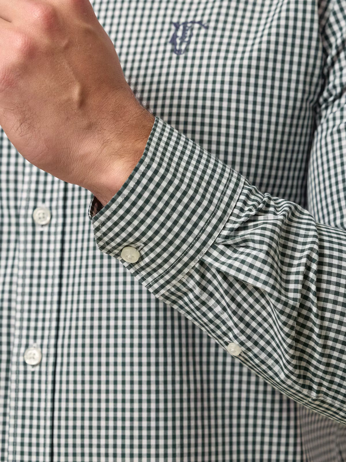 Camisa xadrez Vichy | Verde Abeto