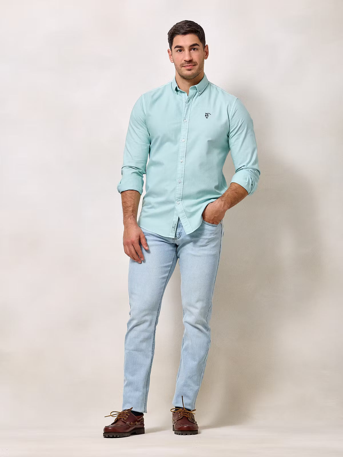 Camisa Garment Dyed | Água