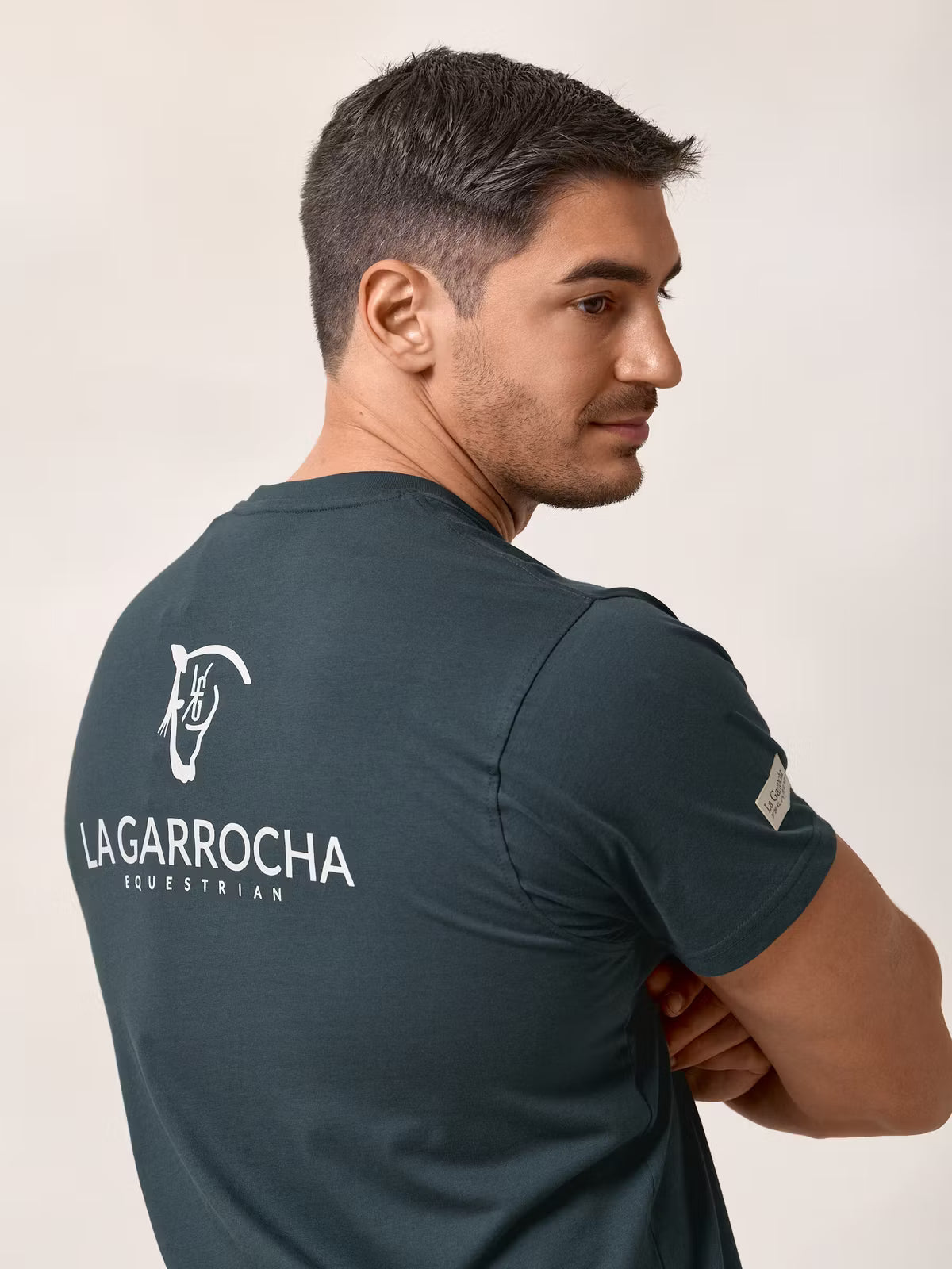 Camiseta Marca Costas | Azul Lago