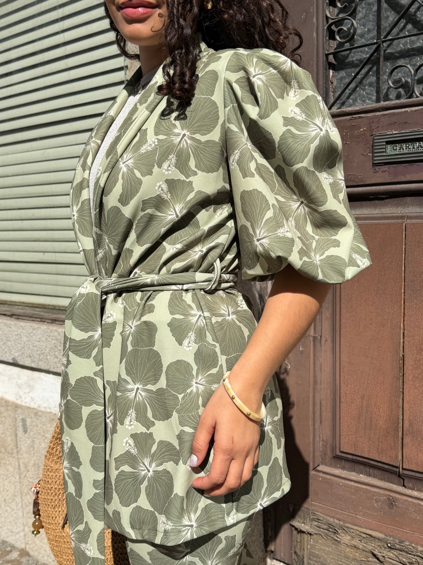 CONJUNTO FLORES VERDE