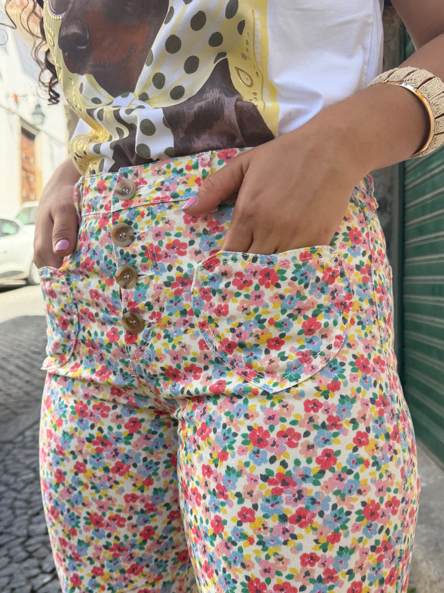 CALÇA ESTAMPA FLORAL