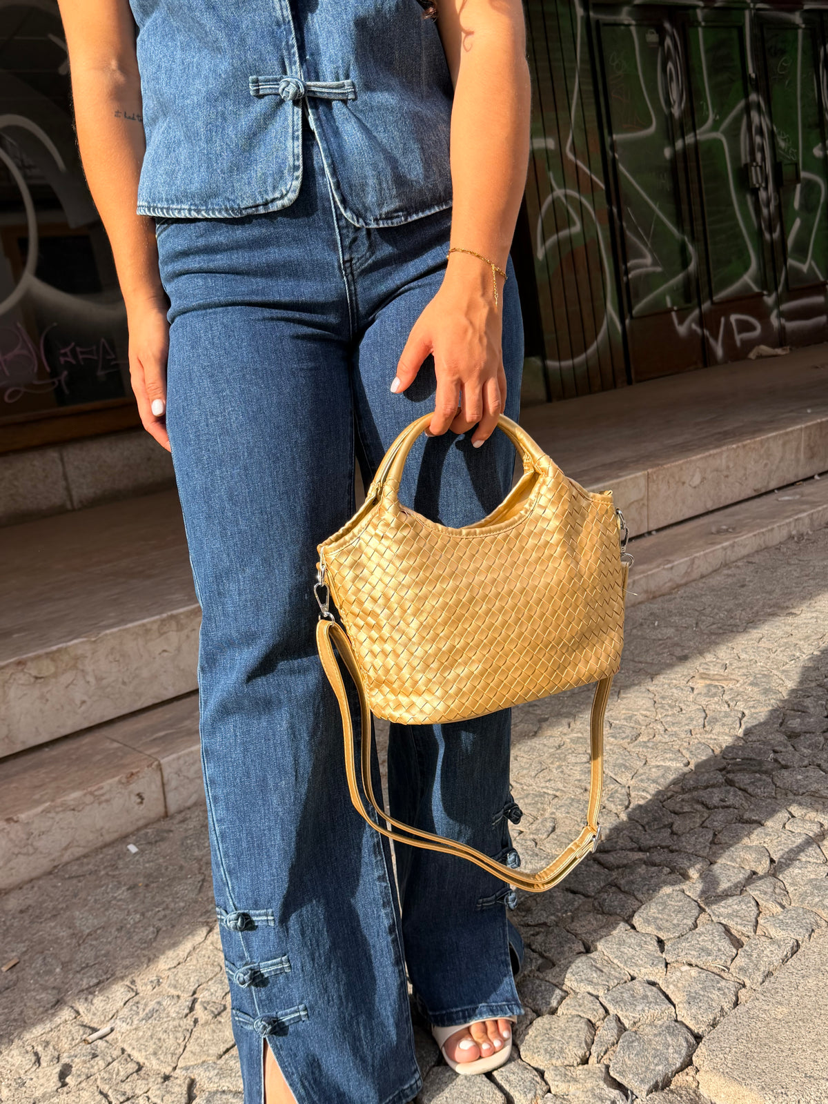CALÇA FLARE MANDARIM