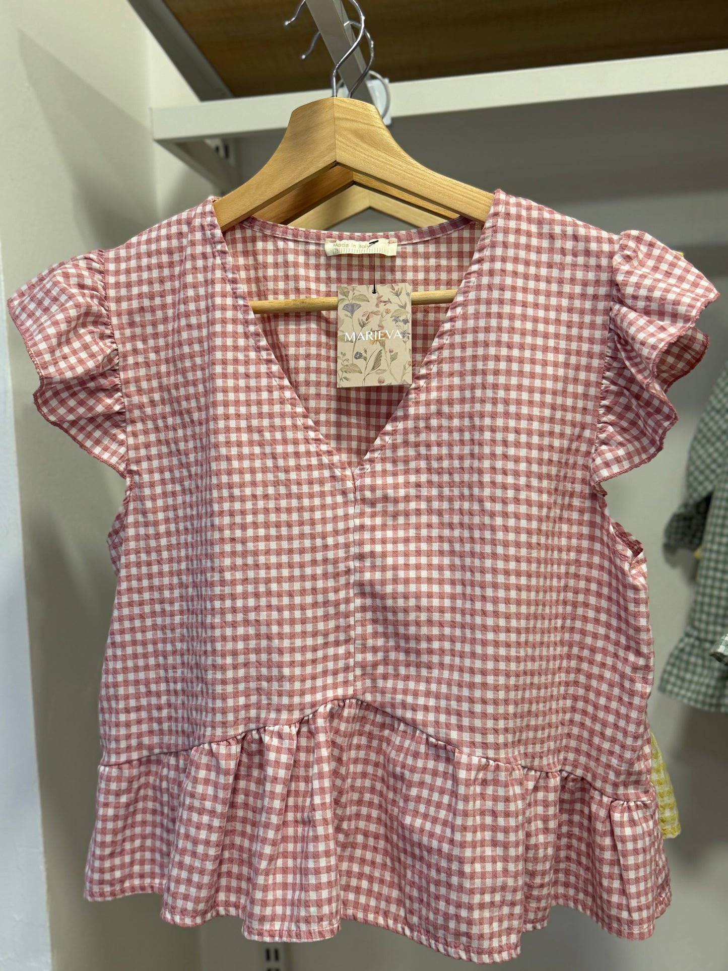 BLUSA VICHY BABADOS