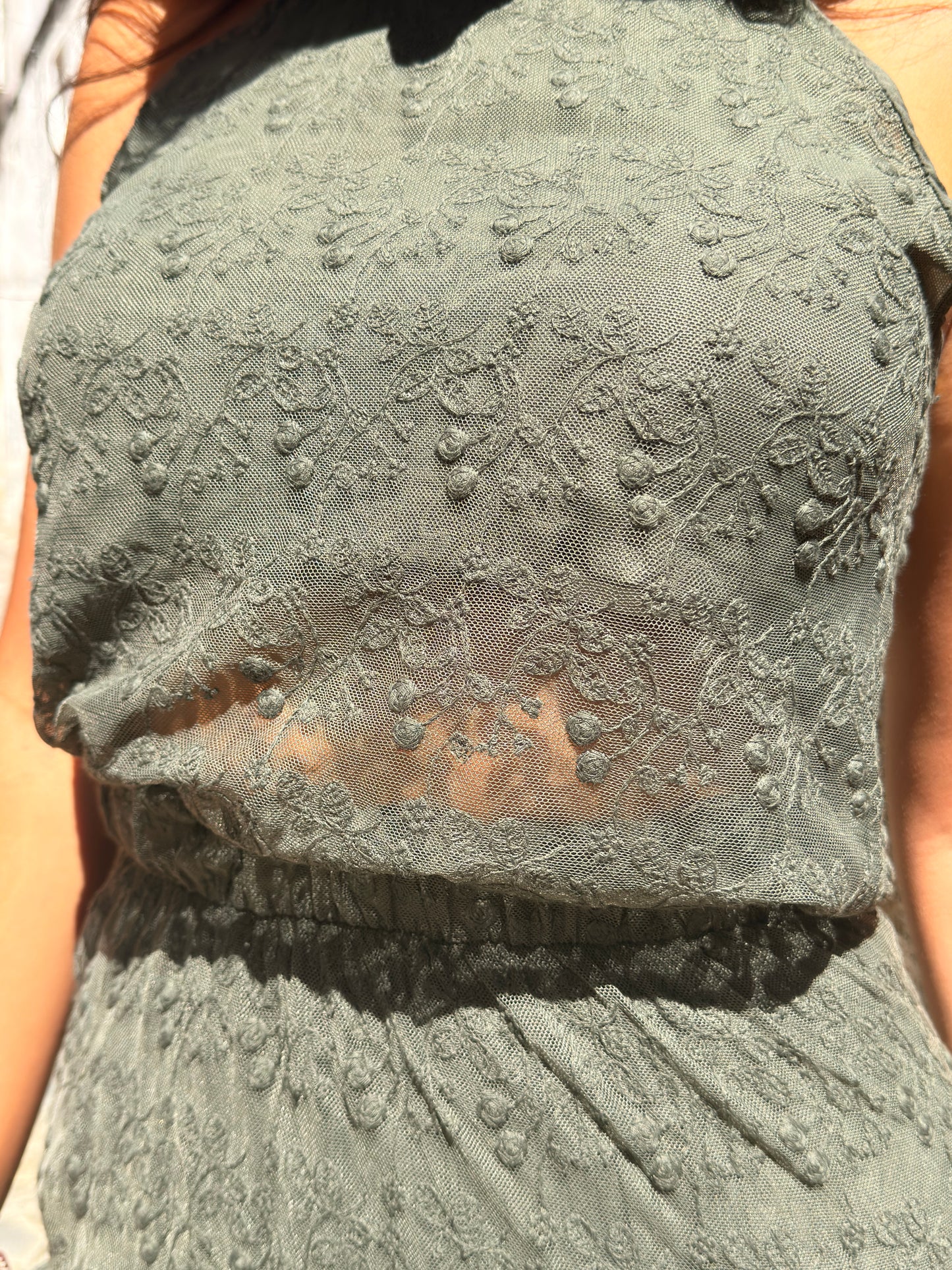 CONJUNTO RENDADO VERDE