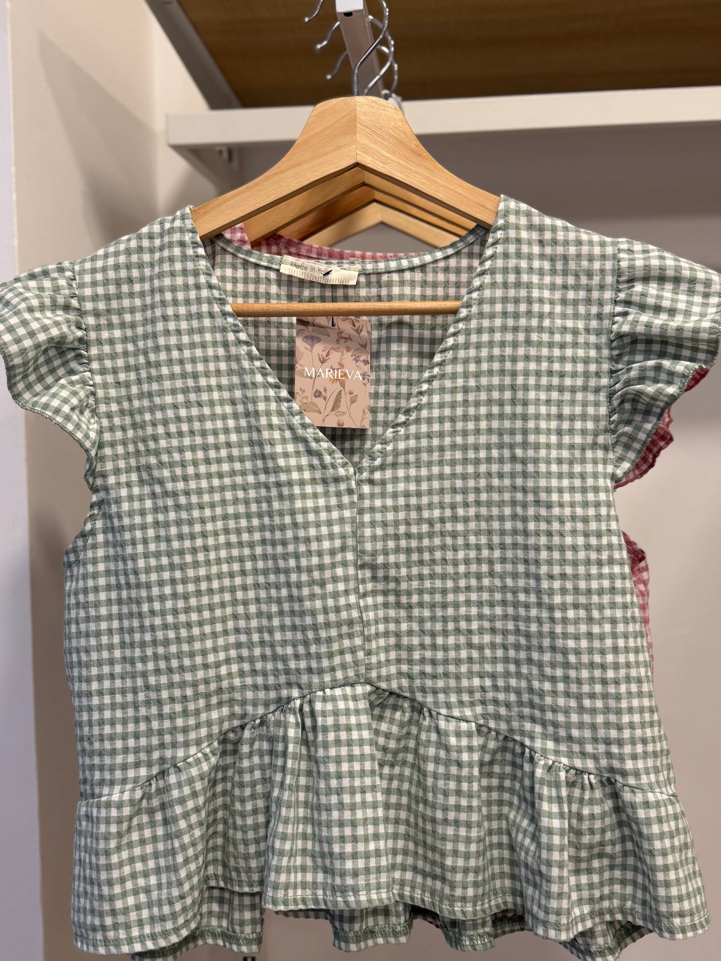 BLUSA VICHY BABADOS