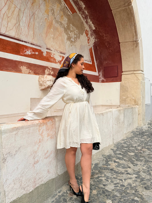VESTIDO FLUIDO CHAMPANHE