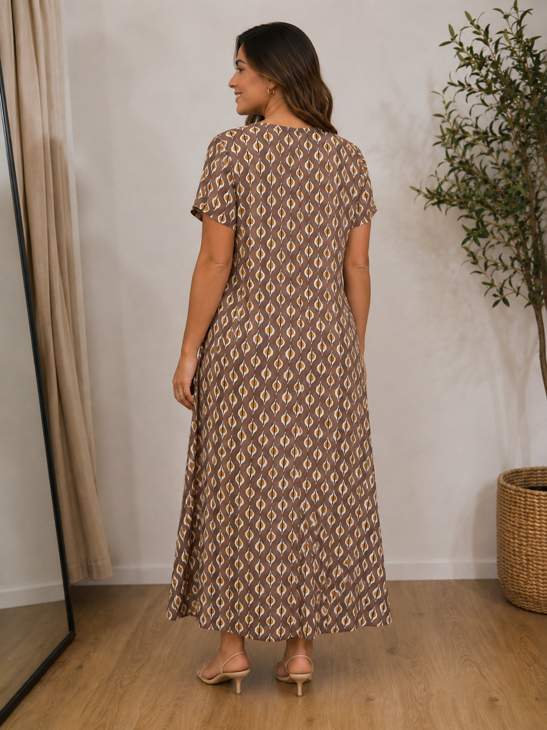 VESTIDO CAMISEIRO ESTAMPADO