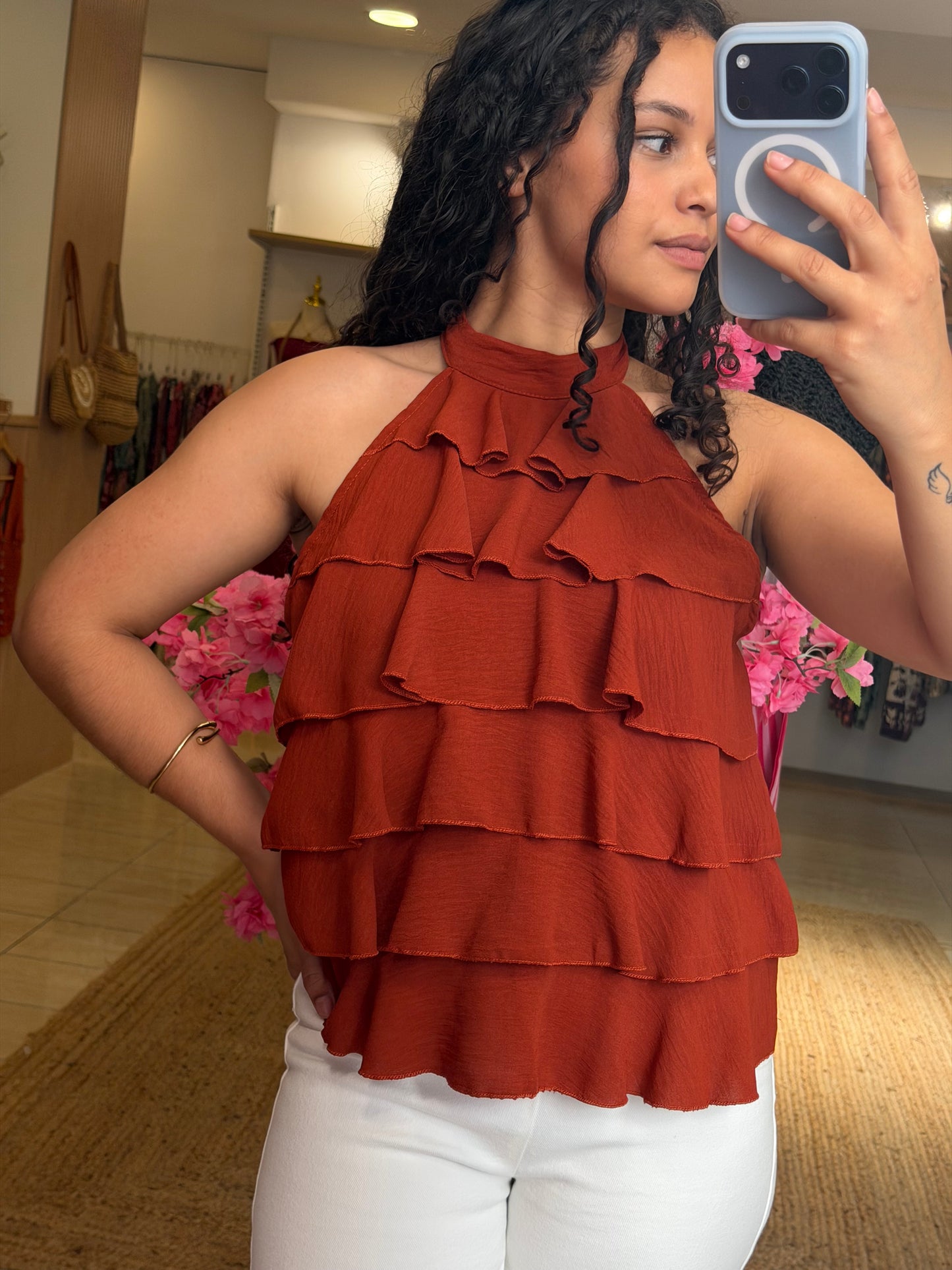 BLUSA FLUIDA BABADOS