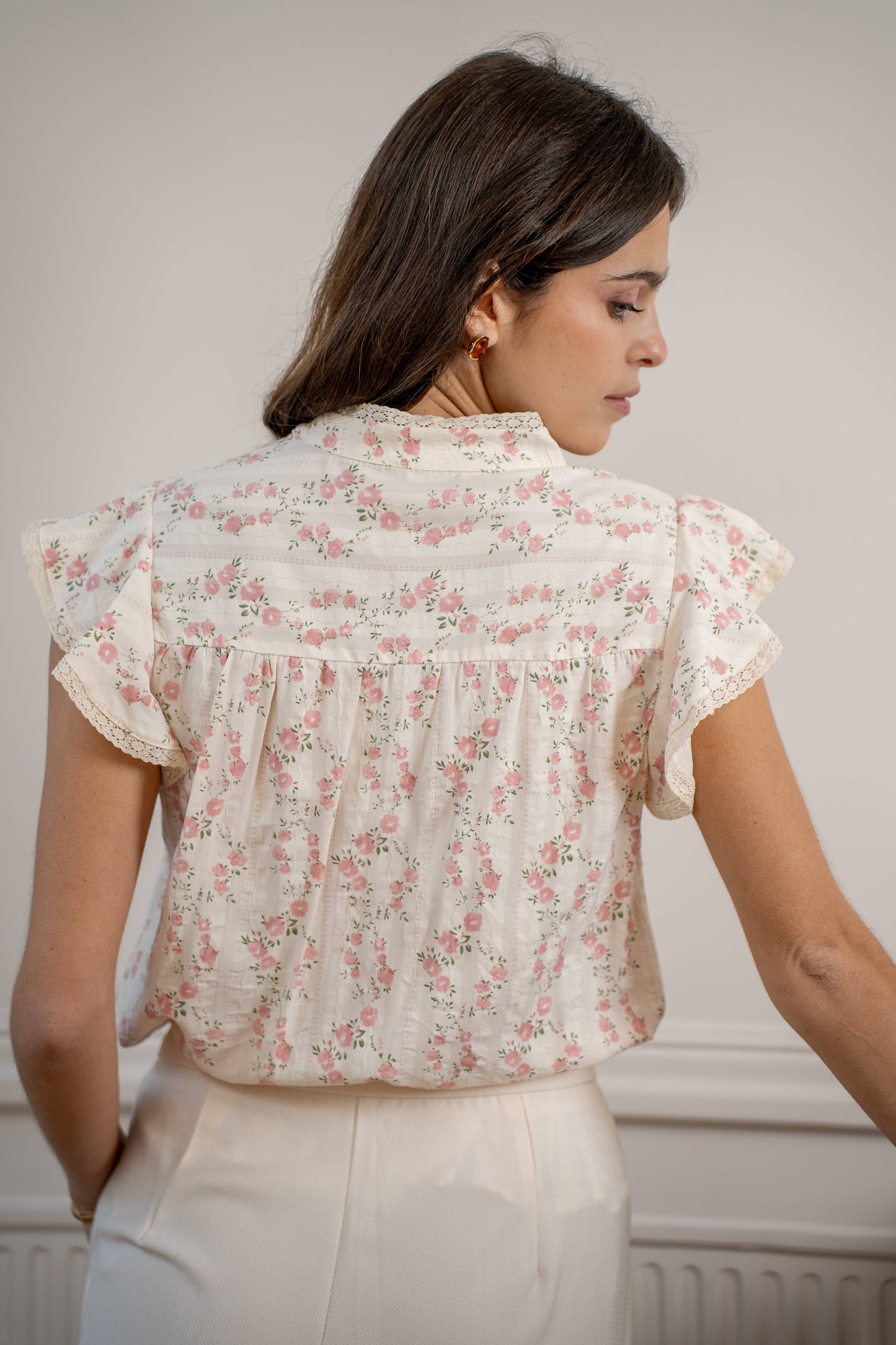 CAMISA FLORES ROSA