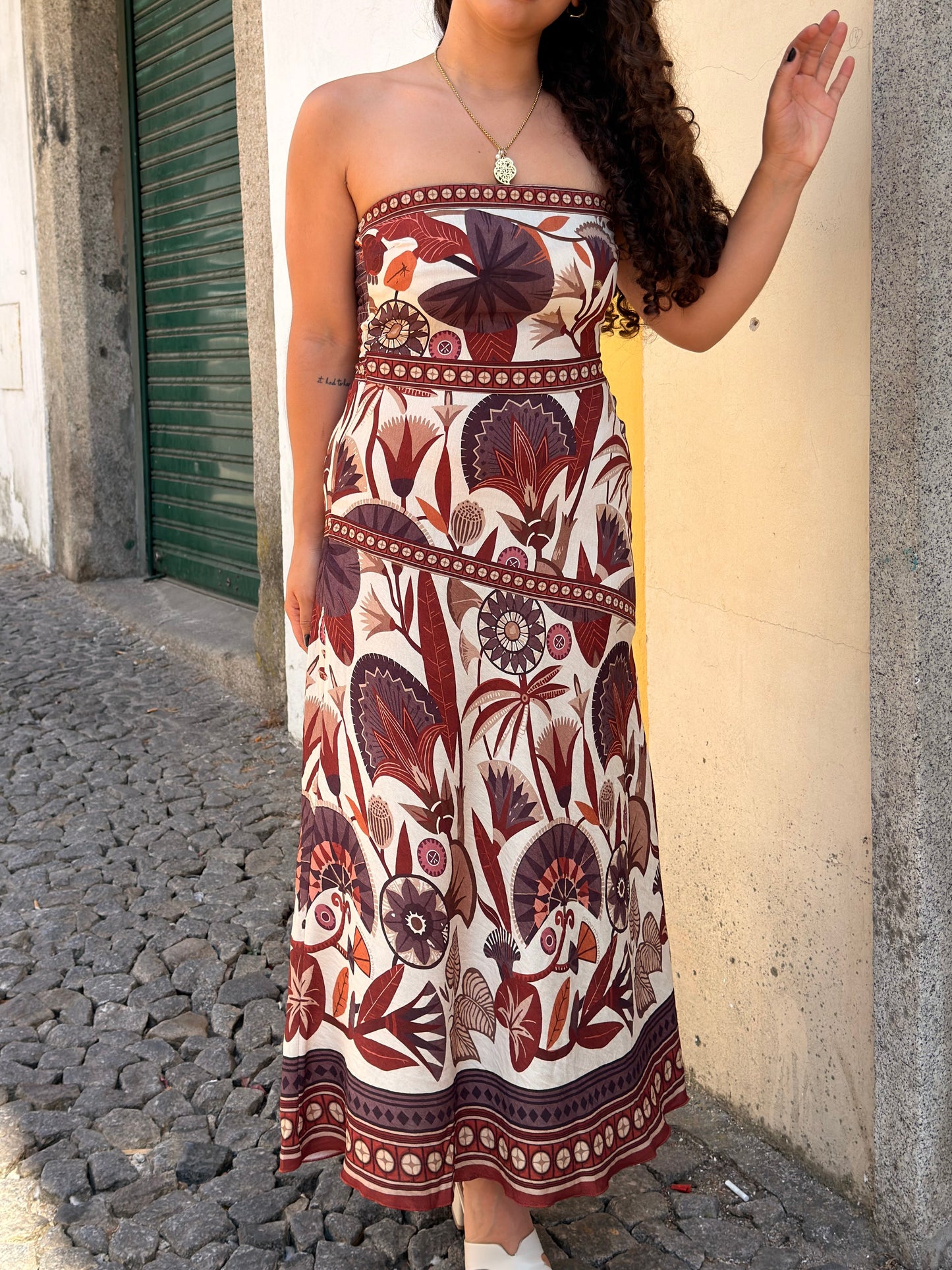 VESTIDO CAI CAI ESTAMPADO