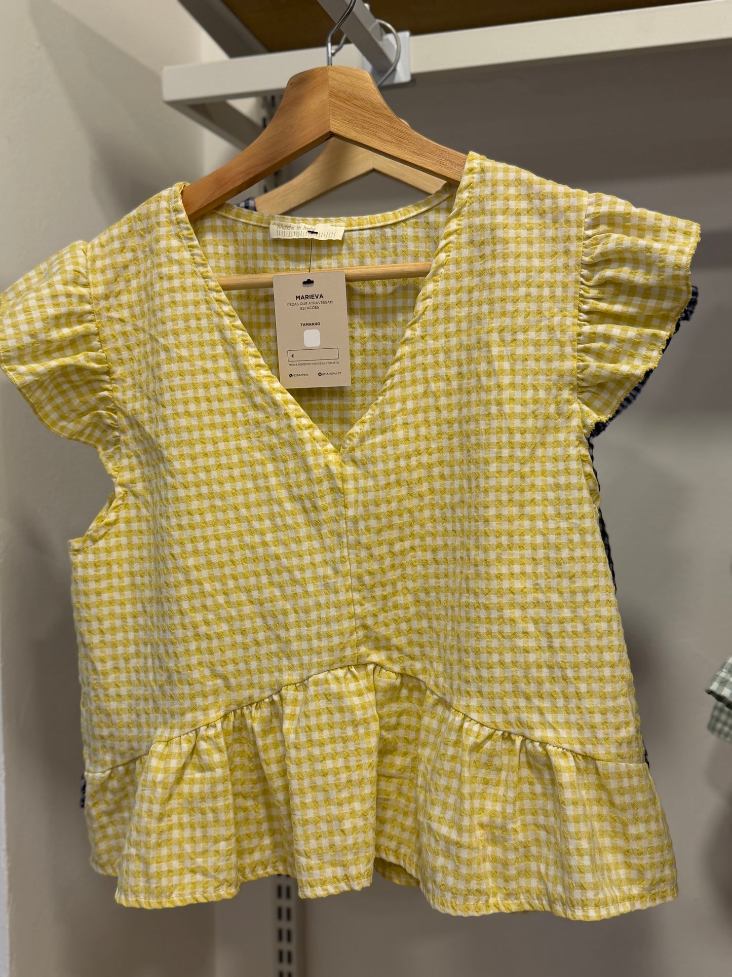 BLUSA VICHY BABADOS
