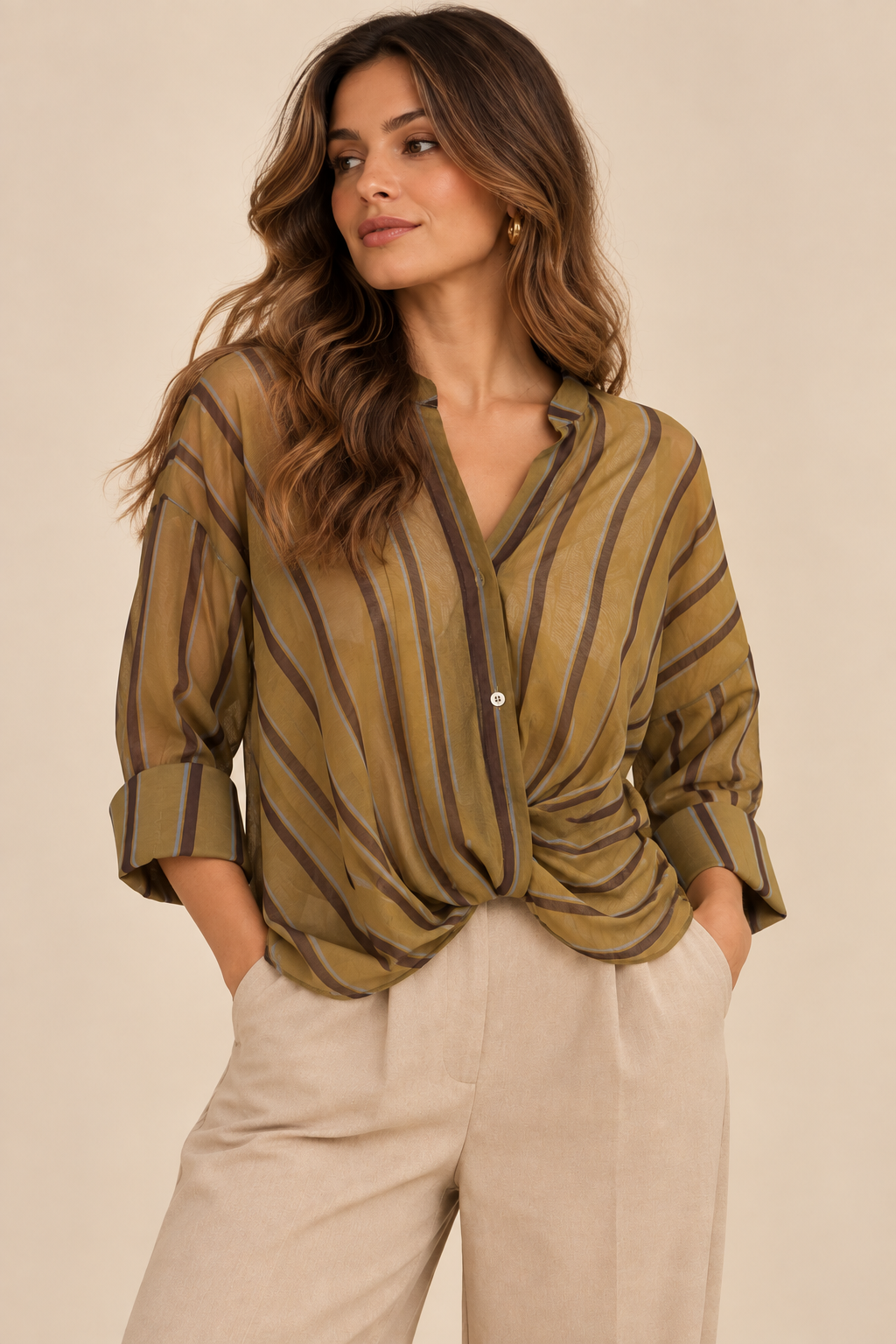 CAMISA FLUIDA RISCAS
