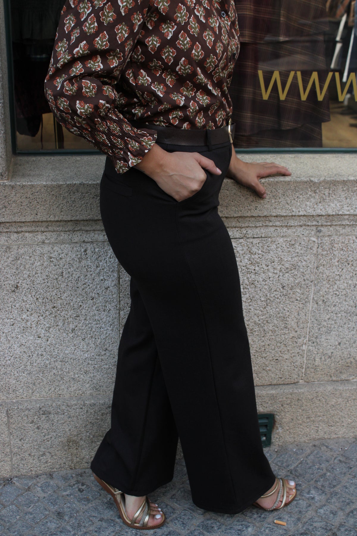 CALÇA CLÁSSICA C CINTO