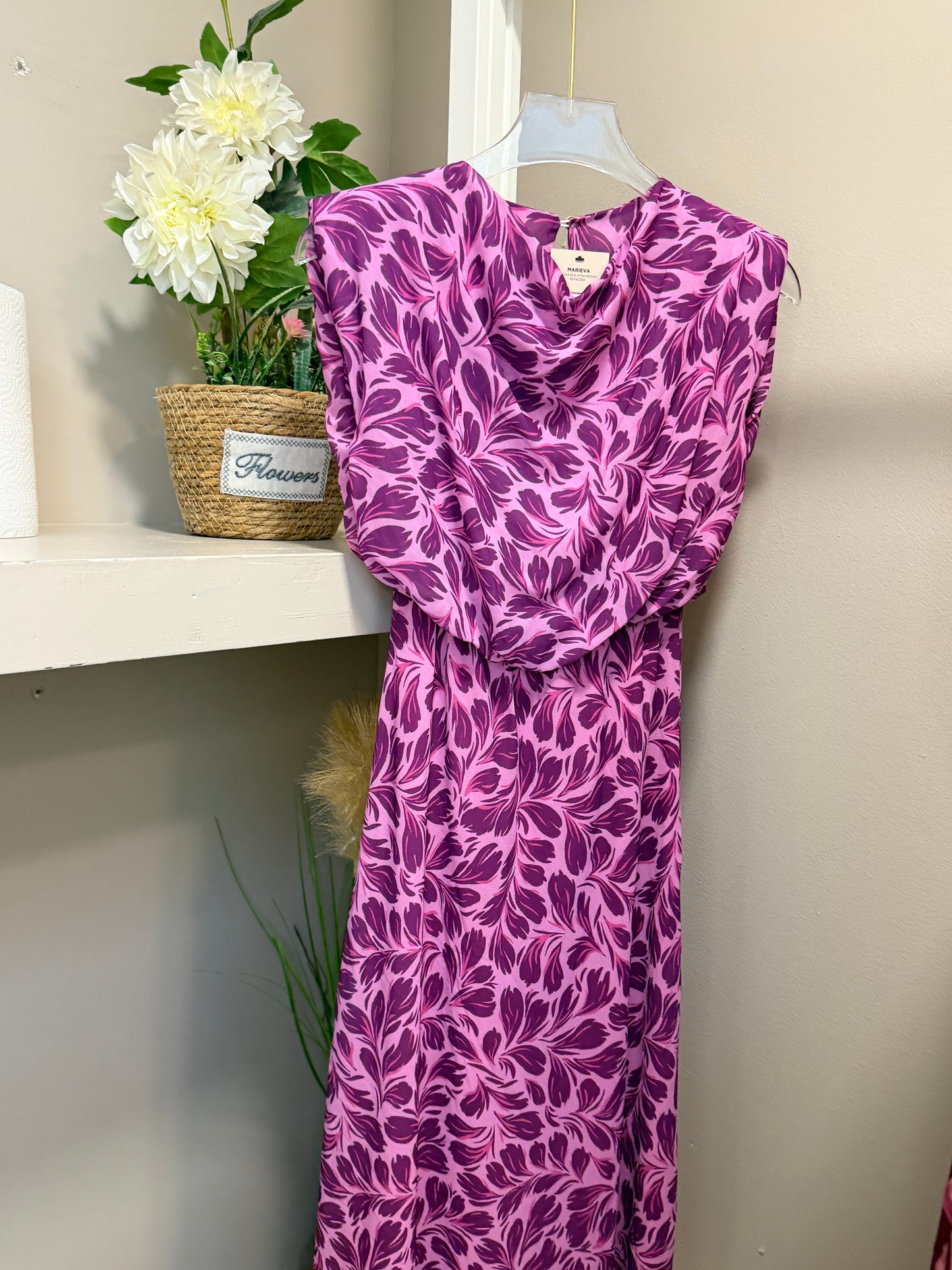 VESTIDO FLUIDO ESTAMPADO