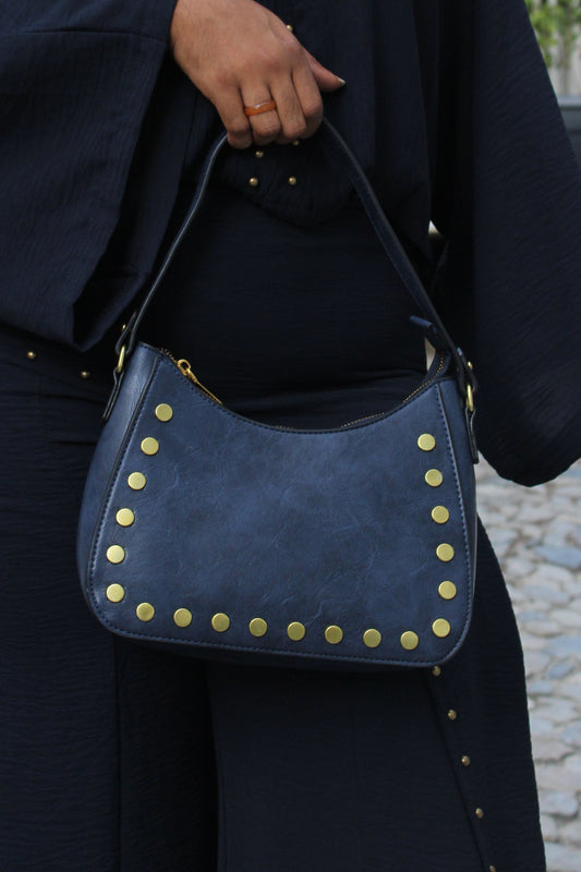 MALA AZUL TACHAS