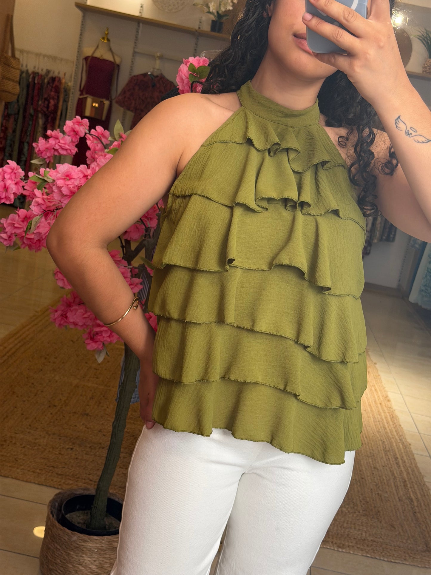 BLUSA FLUIDA BABADOS