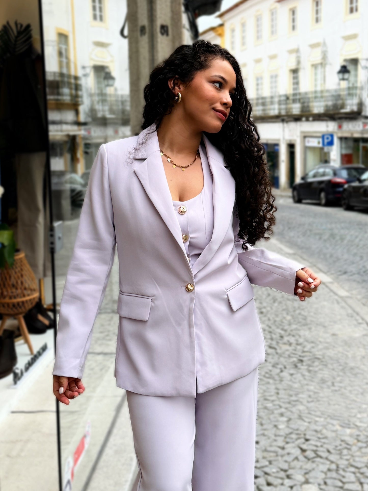 BLAZER ALFAIATARIA LAVANDA