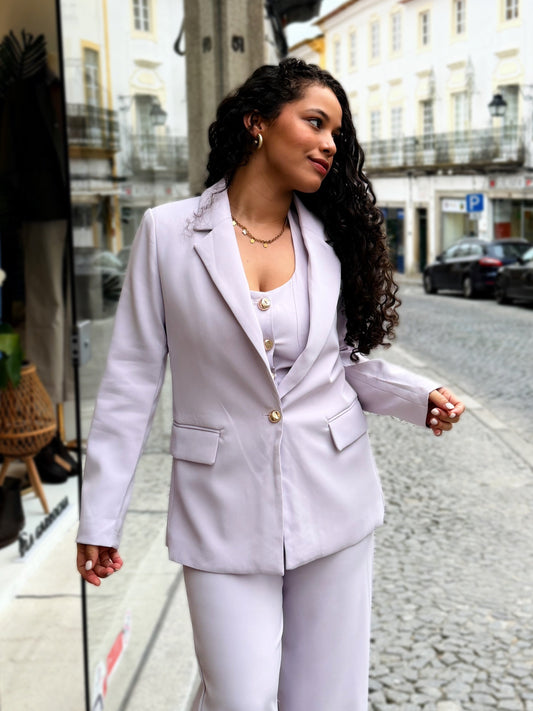 BLAZER ALFAIATARIA LAVANDA