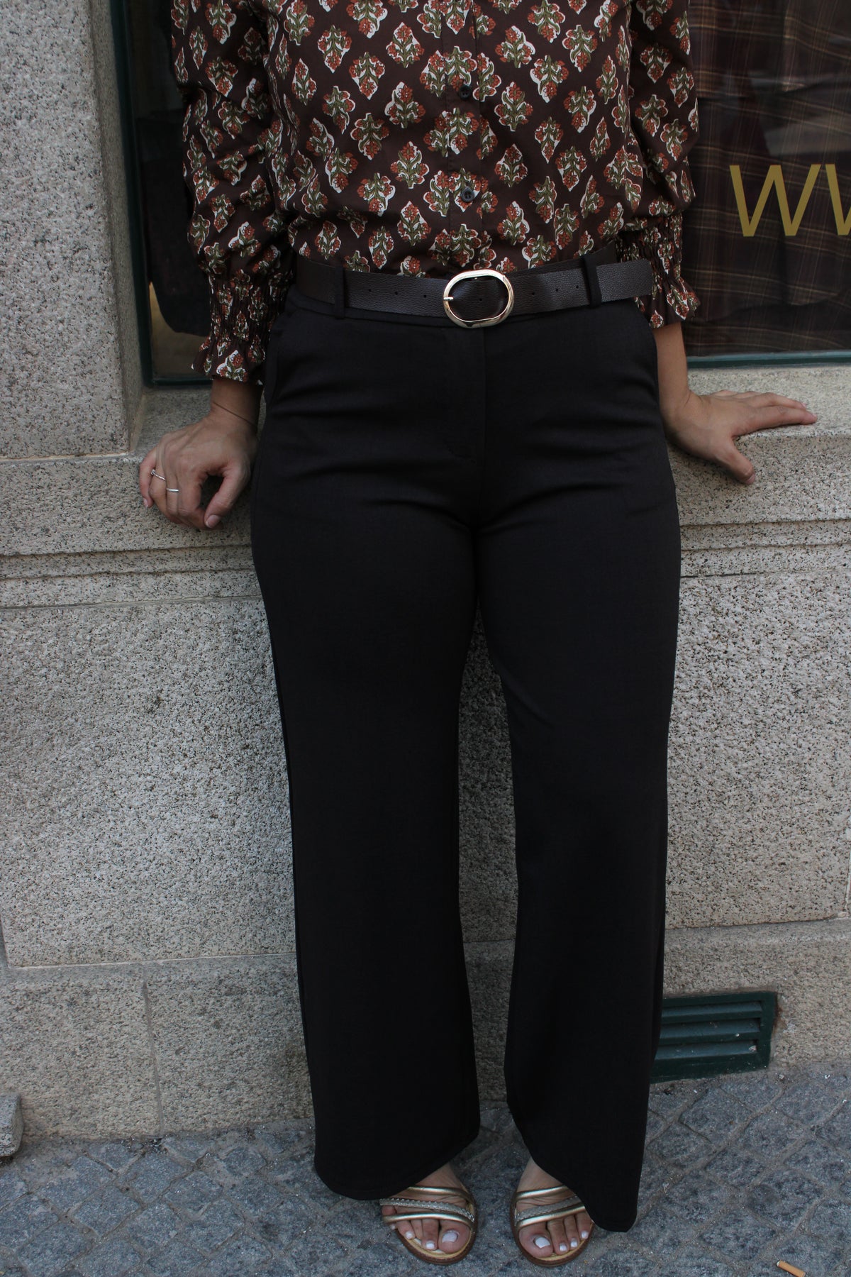 CALÇA CLÁSSICA C CINTO