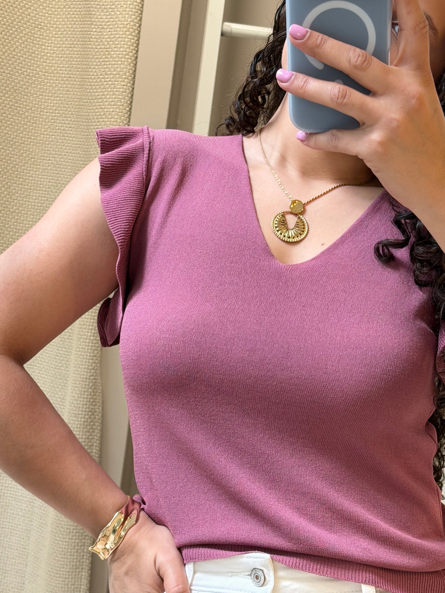BLUSA MALHINHA EM V