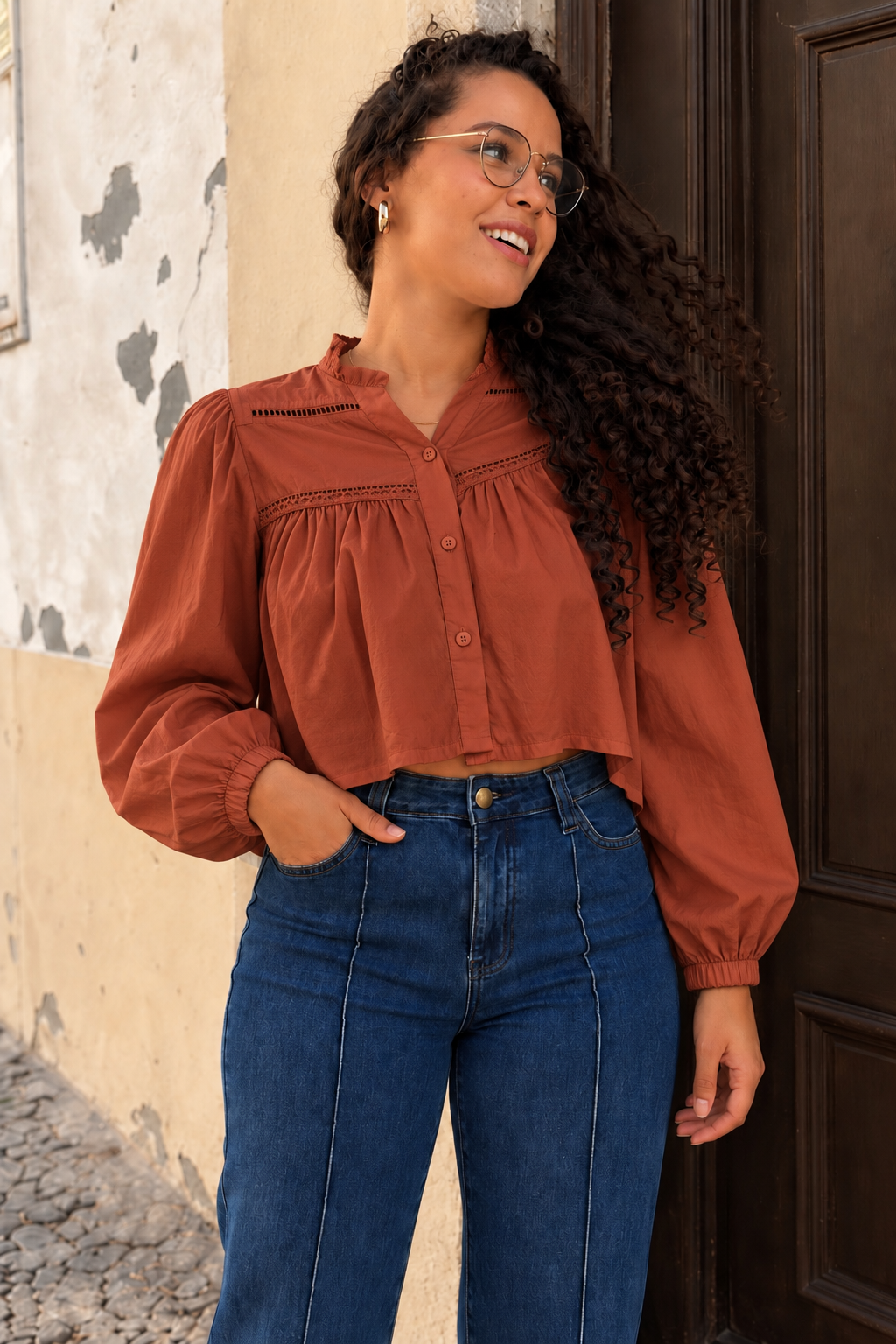 CAMISA CURTA ALGODÃO