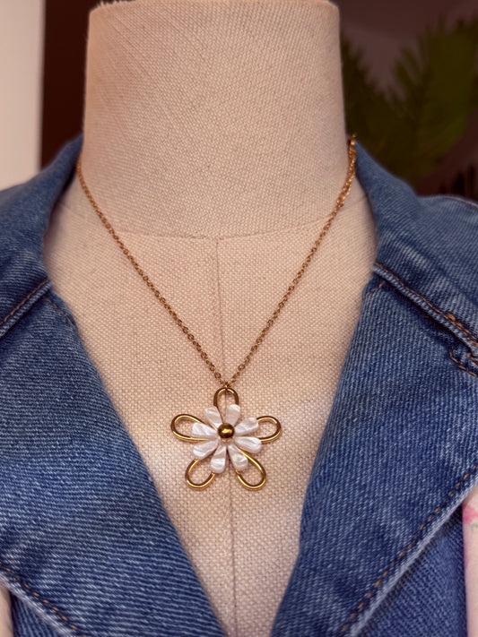 COLAR GOLD FLOWER