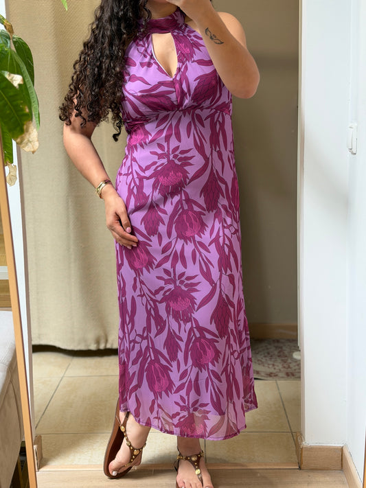 VESTIDO FRENTE ÚNICA ESTAMPADO