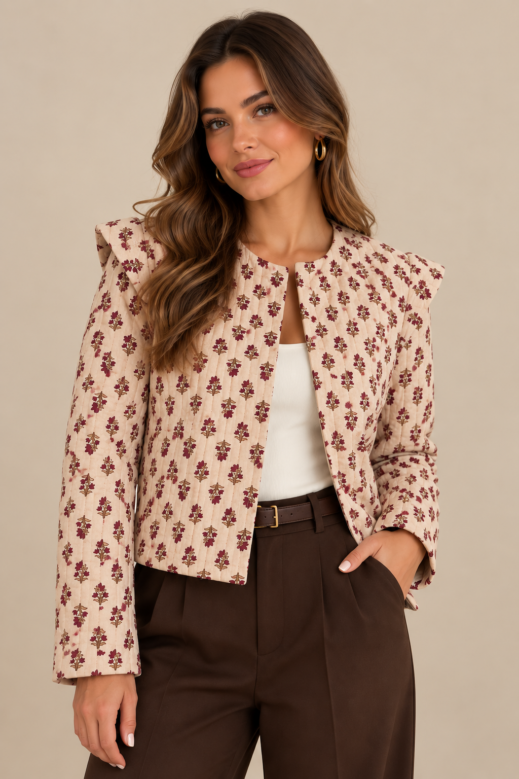 CASACO ACOLCHOADO ESTAMPADO
