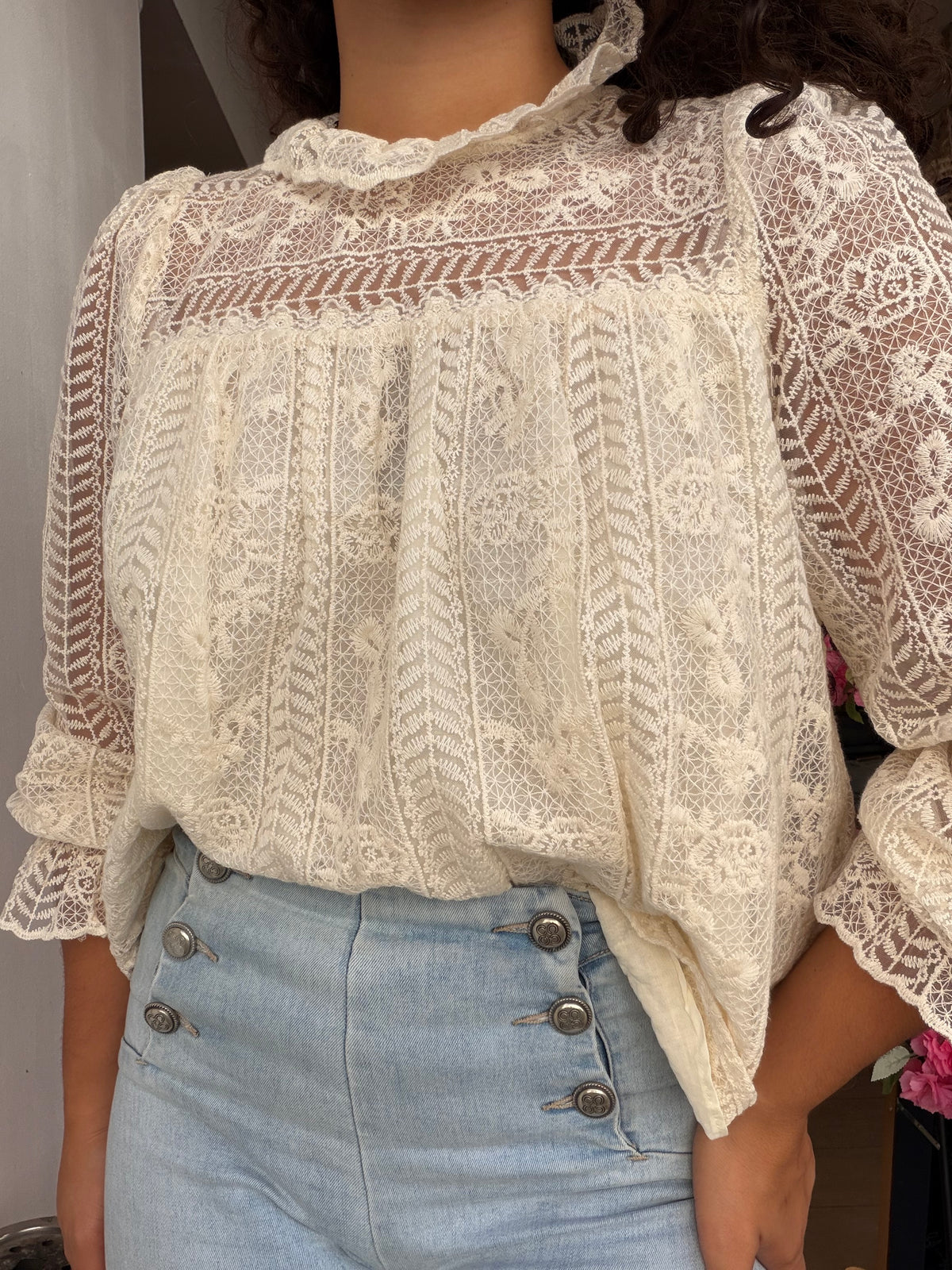 BLUSA BORDADO INGLÊS