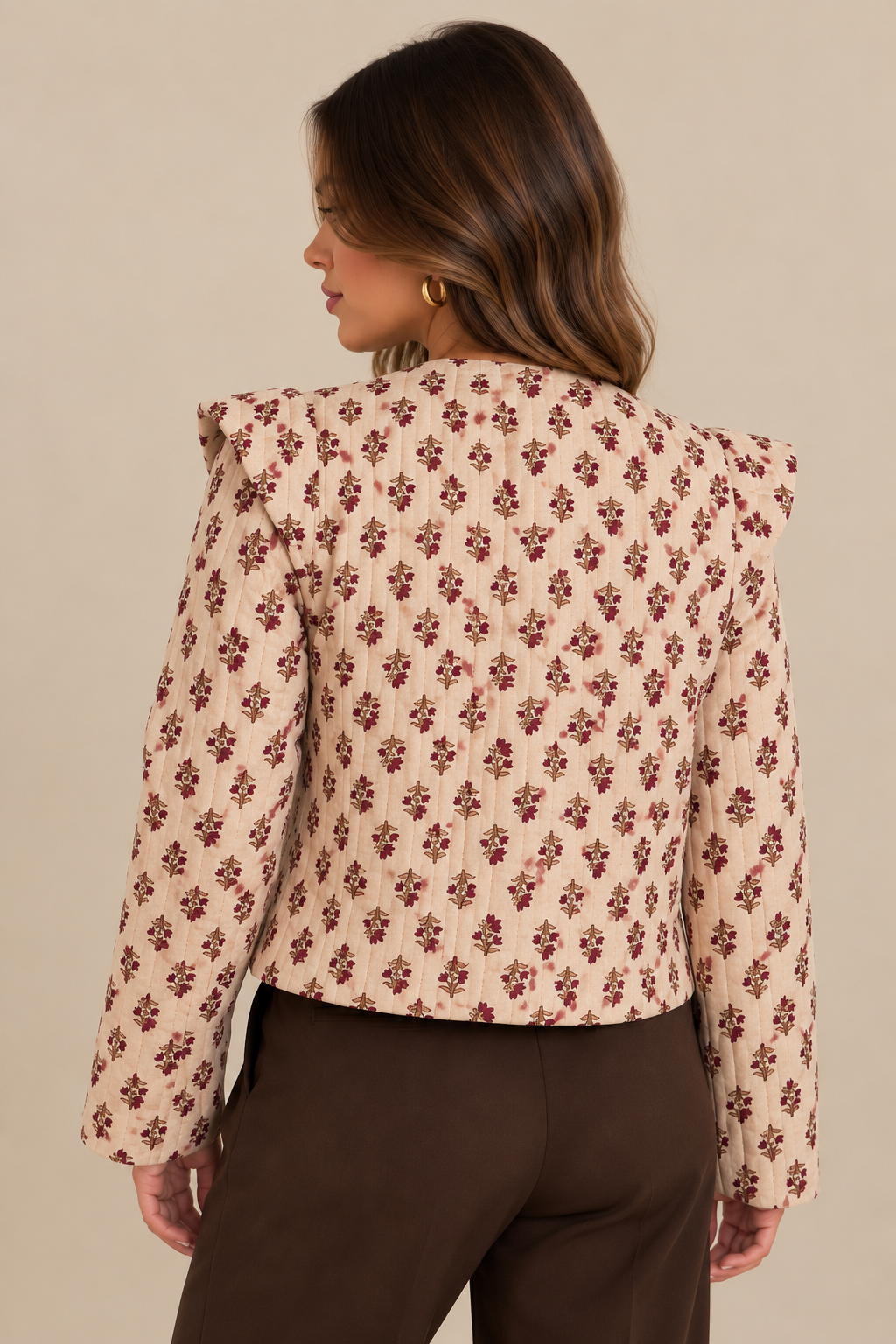 CASACO ACOLCHOADO ESTAMPADO