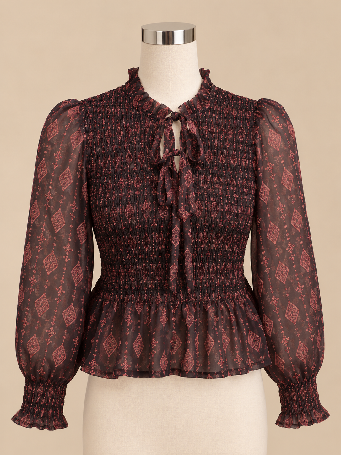 TOP ESTAMPADO LAÇO