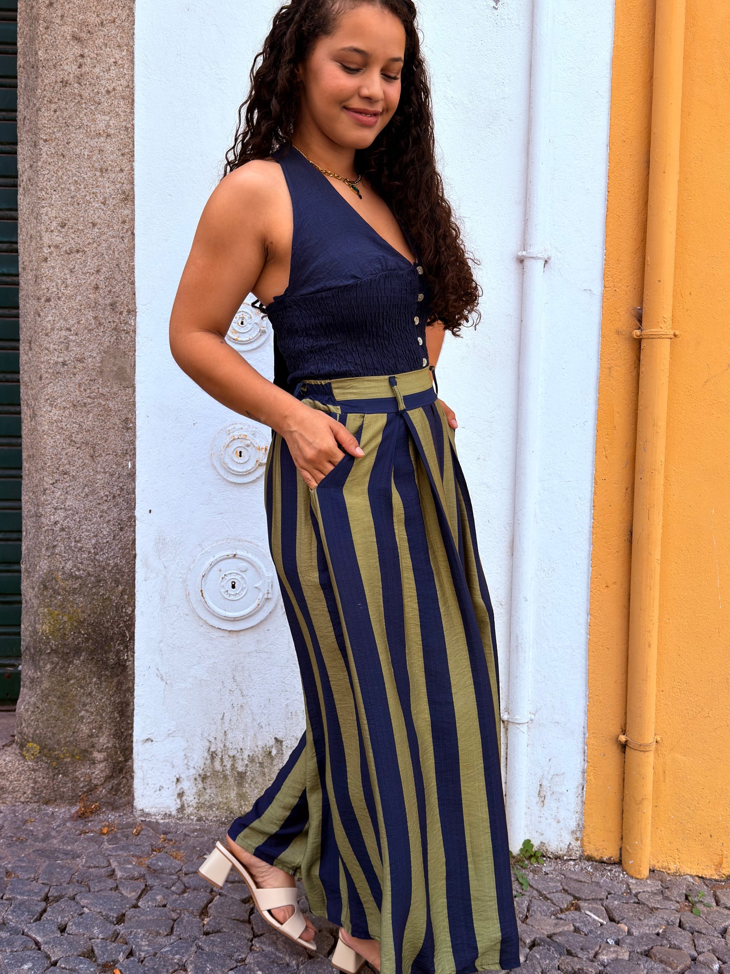 CALÇA PANTALONA RISCAS