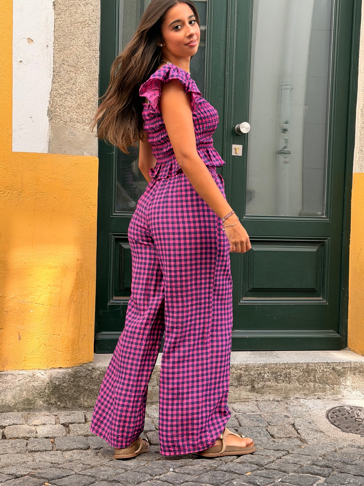 CONJUNTO VICHY ROSA