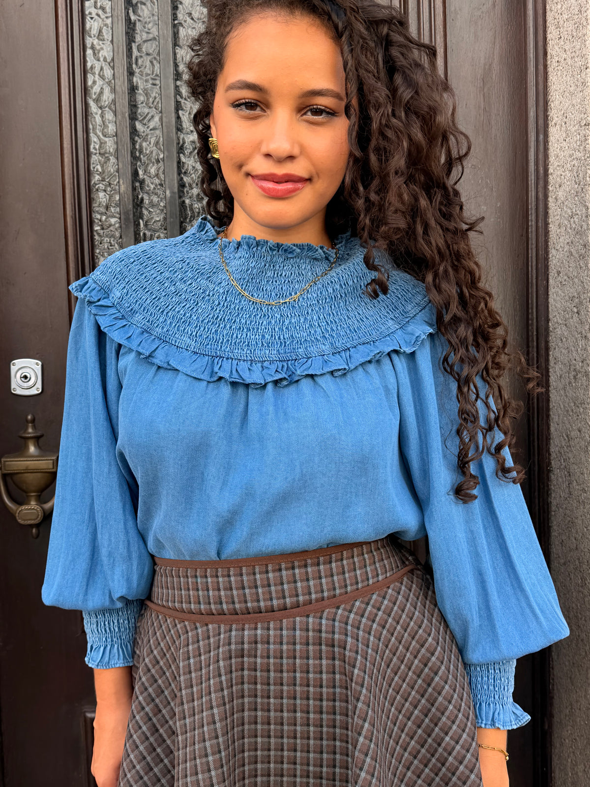 BLUSA DE GANGA ELÁSTICO