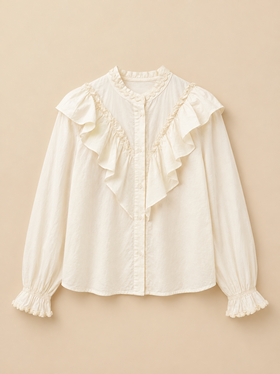CAMISA FOLHOS | BRANCO
