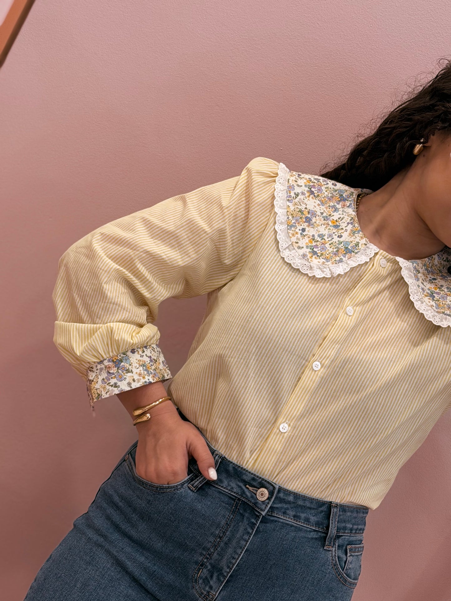 CAMISA RISCAS GOLA BEBÉ