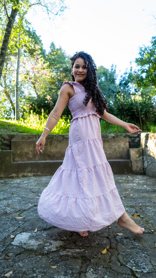 VESTIDO RISCAS