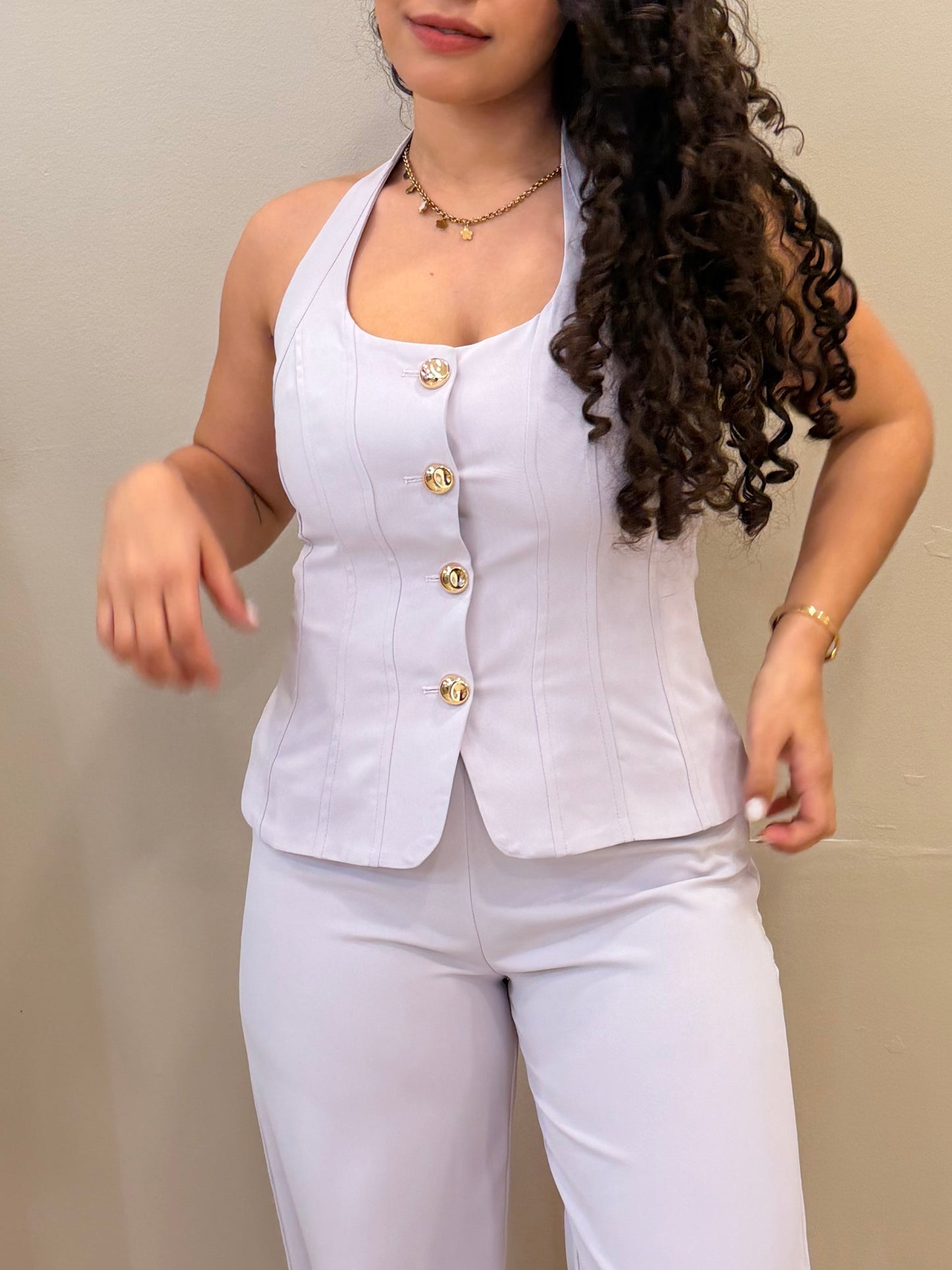 COLETE ALFAIATARIA LAVANDA