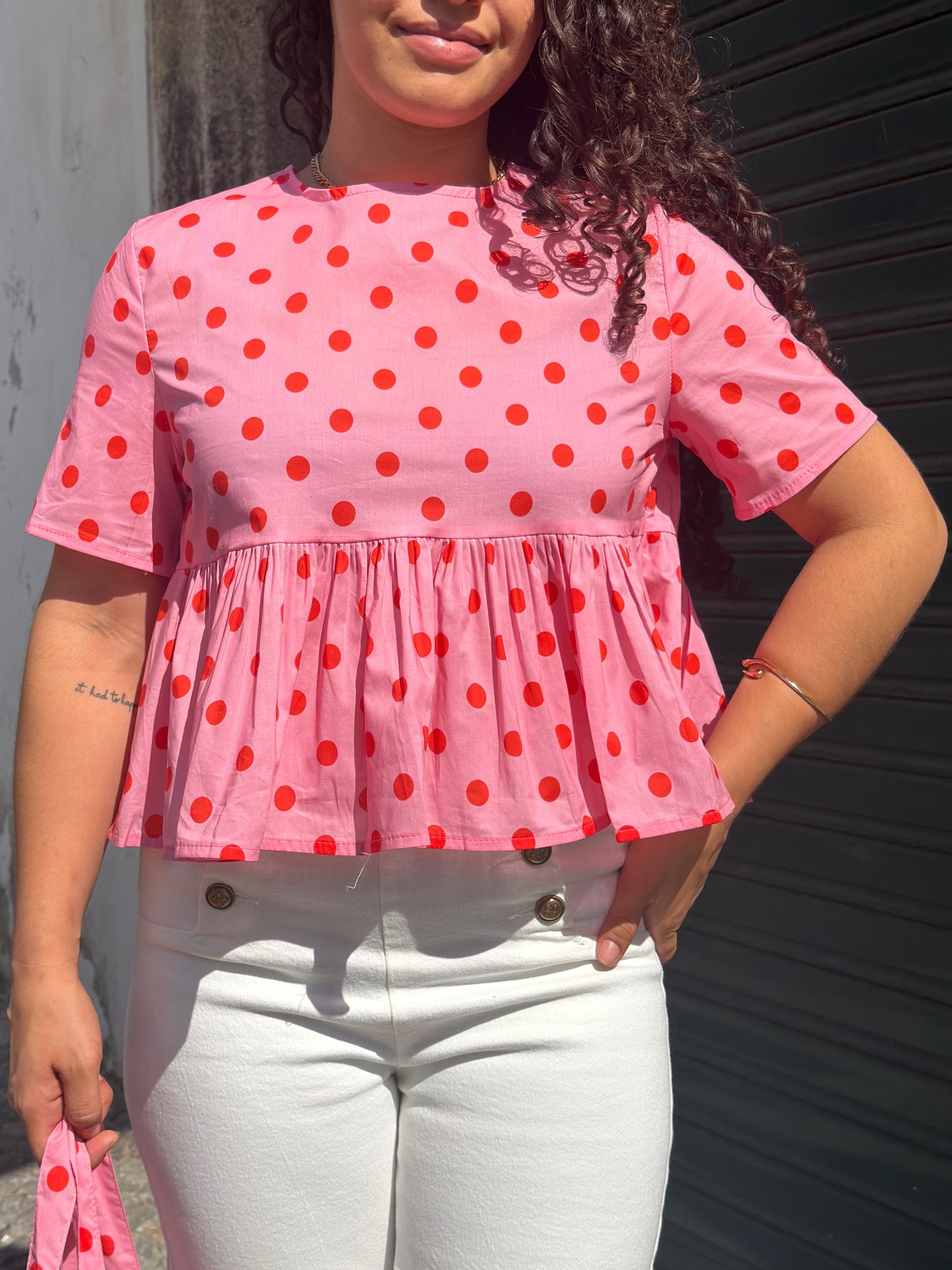 BLUSA ESTAMPADA BOLAS