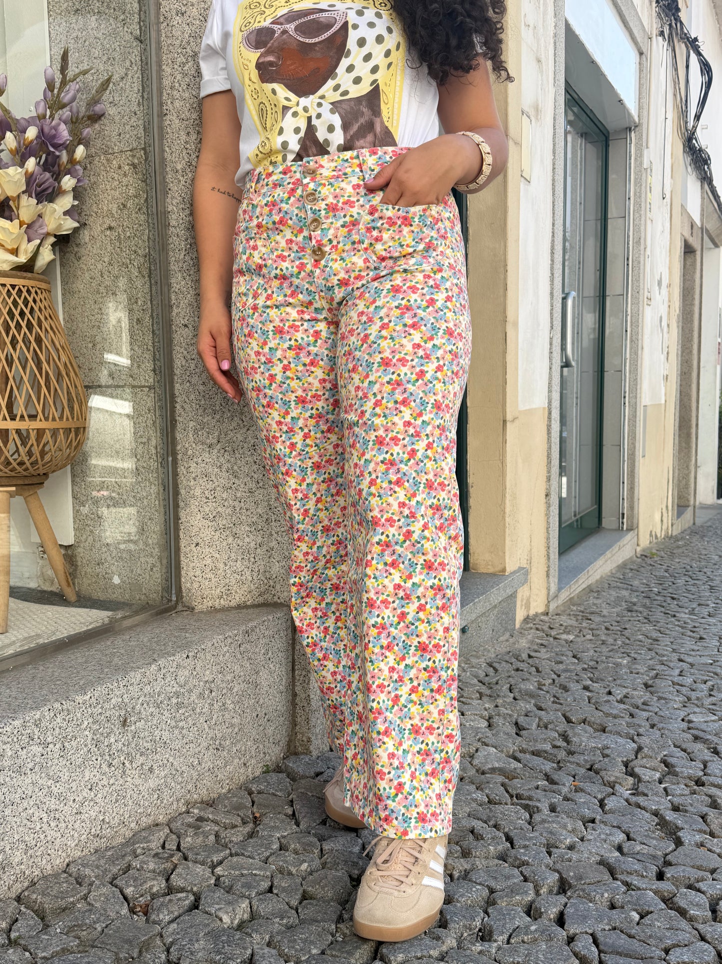 CALÇA ESTAMPA FLORAL