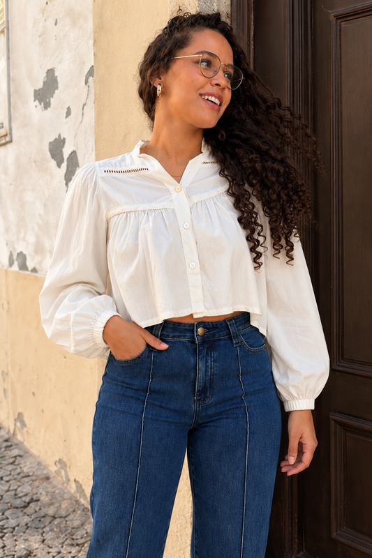CAMISA CURTA ALGODÃO