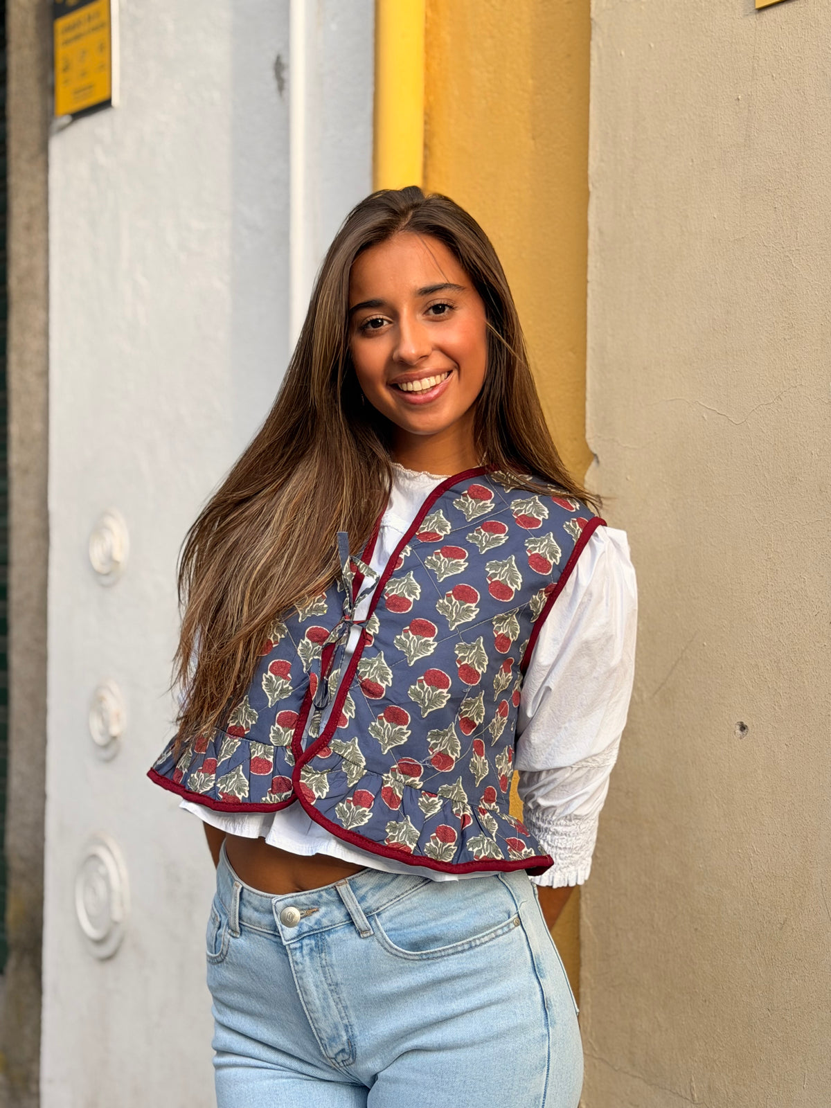 COLETE ESTAMPADO LAÇO