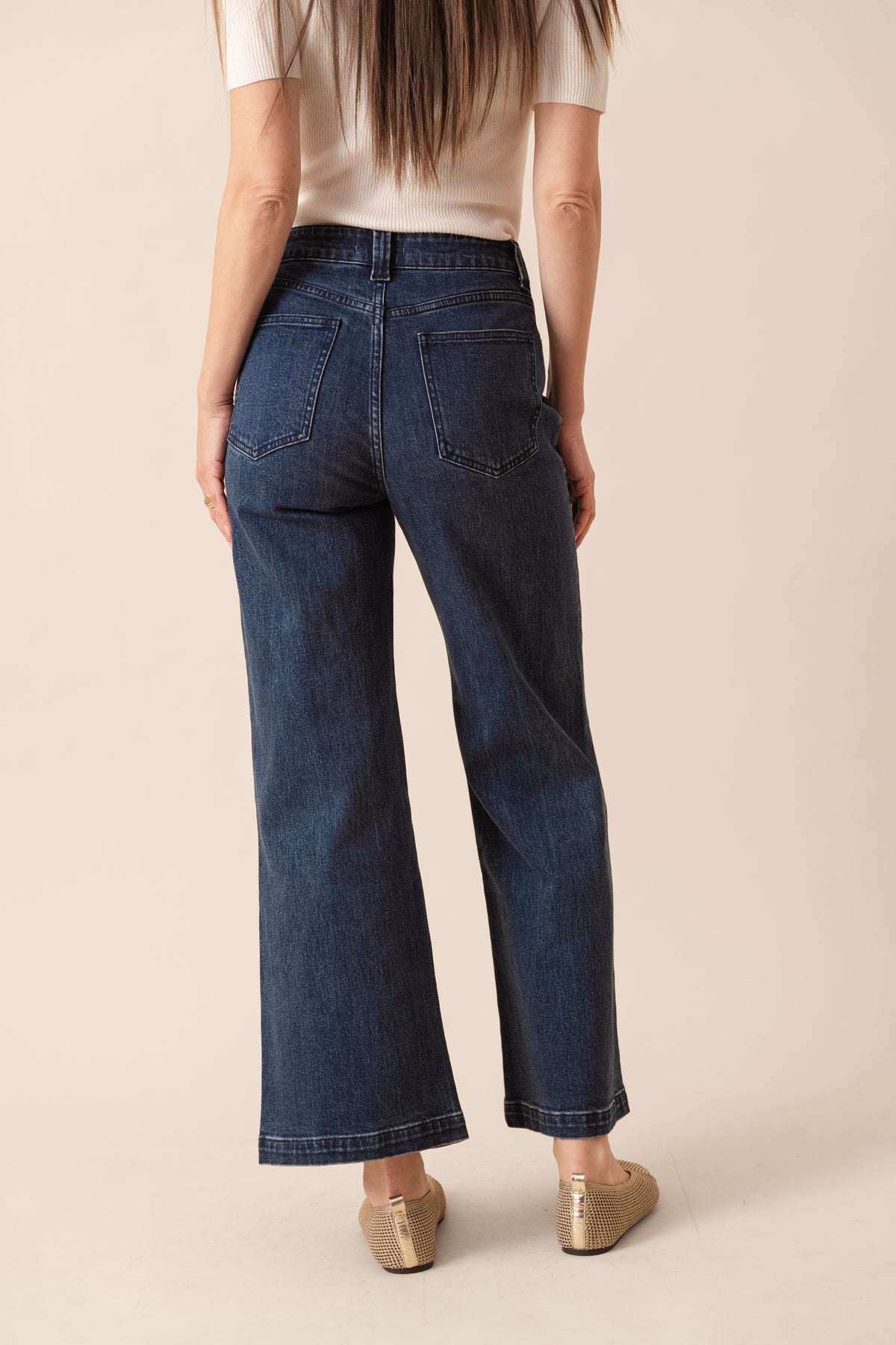 CALÇA WIDE LEG PORMENOR