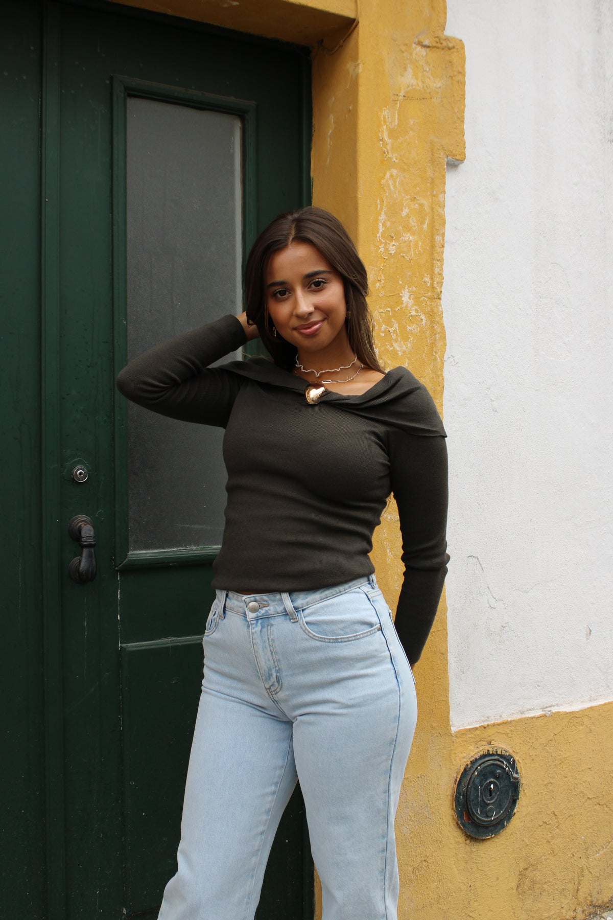 BLUSA PORMENOR DOURADO