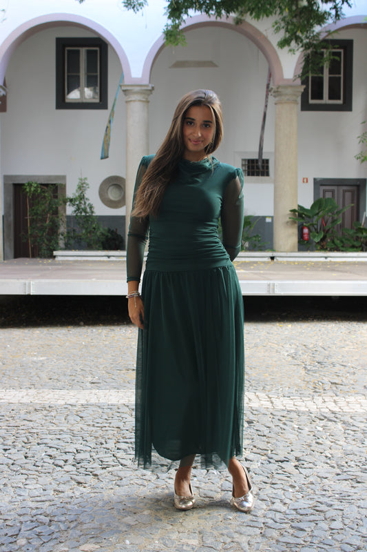 VESTIDO DE TULE ESMERALDA